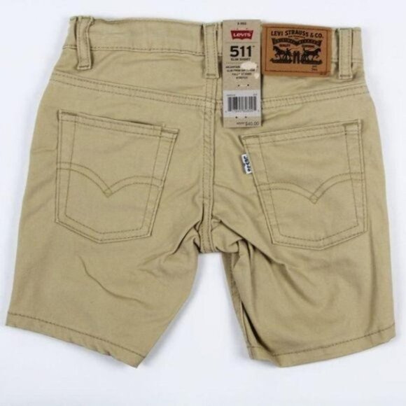 Levi's 511Sueded Shorts Boy Cement Size 5 - Picture 2 of 8